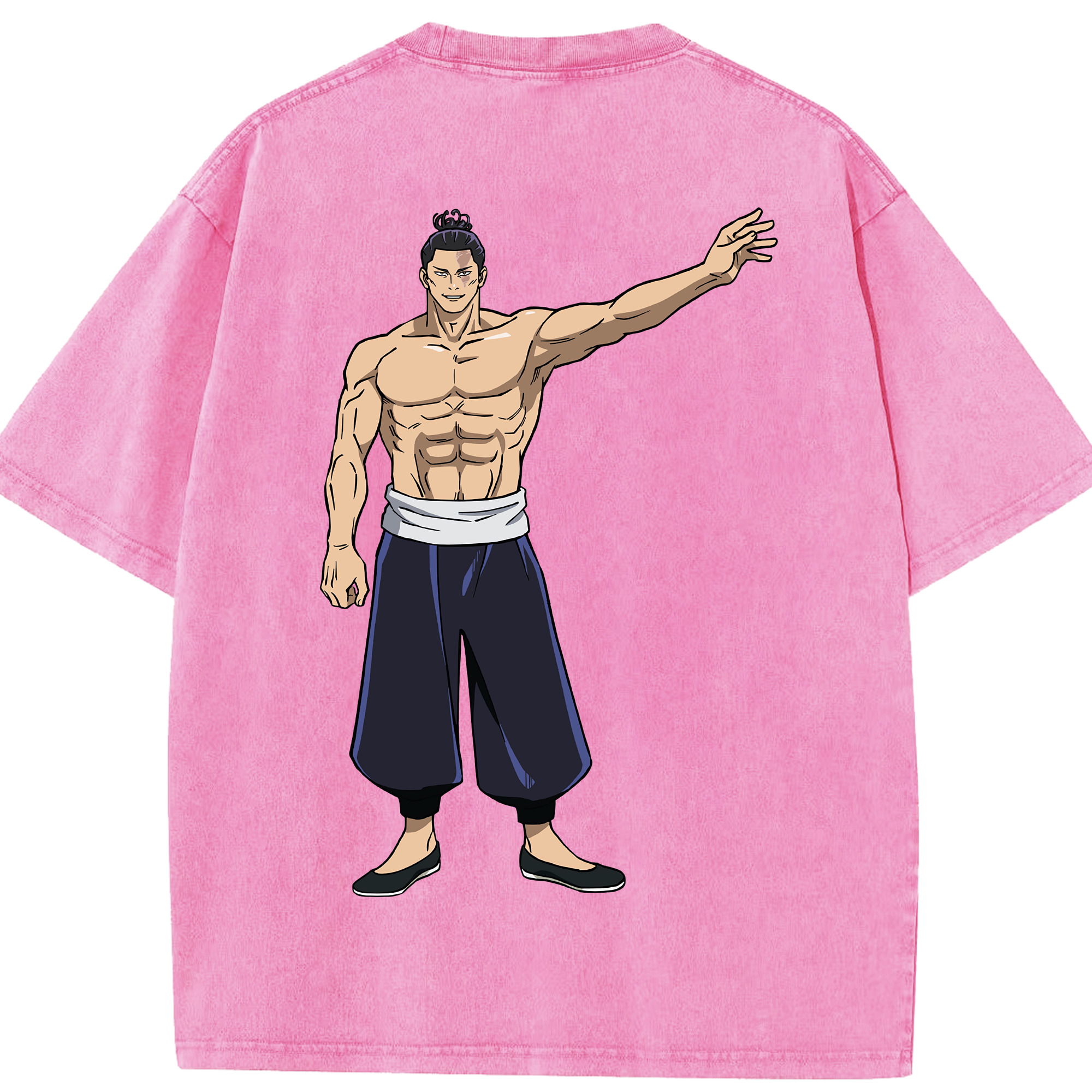 （画像用） 呪術廻戦 Jujutsu Kaisen 綿100% ヴィンテージ風 半袖Tシャツ（背面プリント）